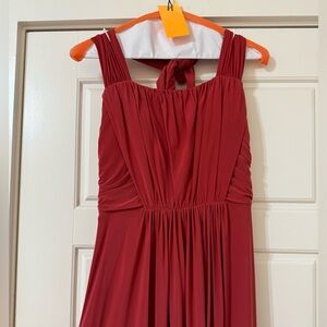 BCBG Women's Formal Halter Neck Gown